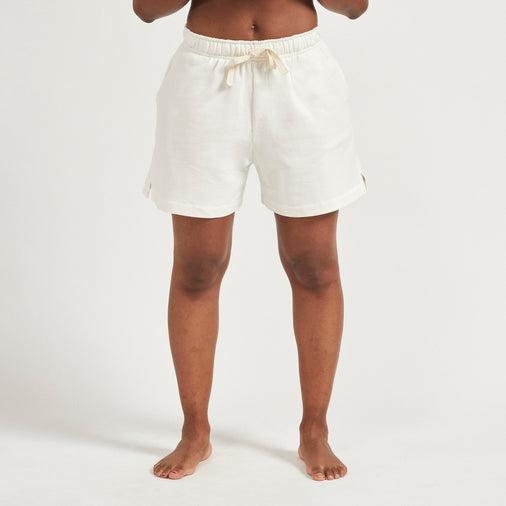 The Sweatshorts in Organic Cotton Terry 290GSM, Off White