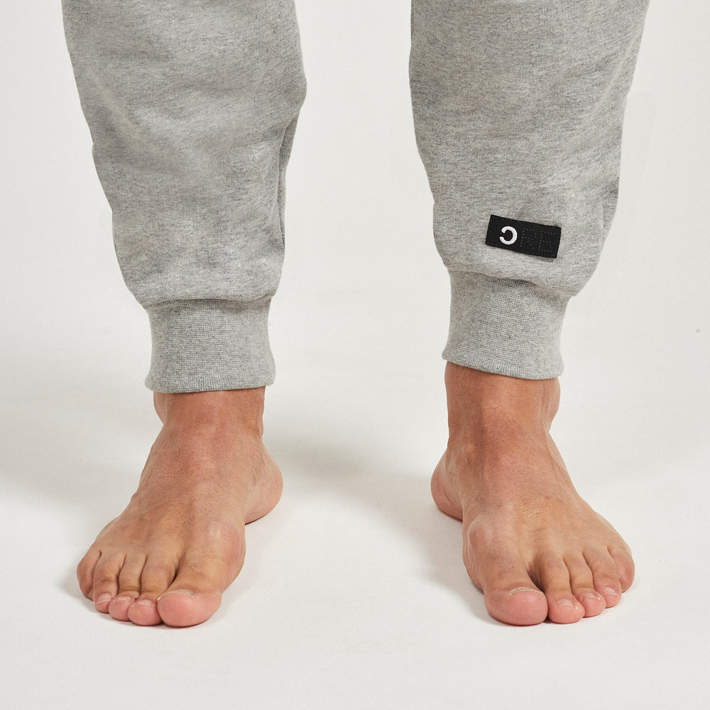 The Sweatpants in Organic Cotton Terry 290GSM, Grey Marl