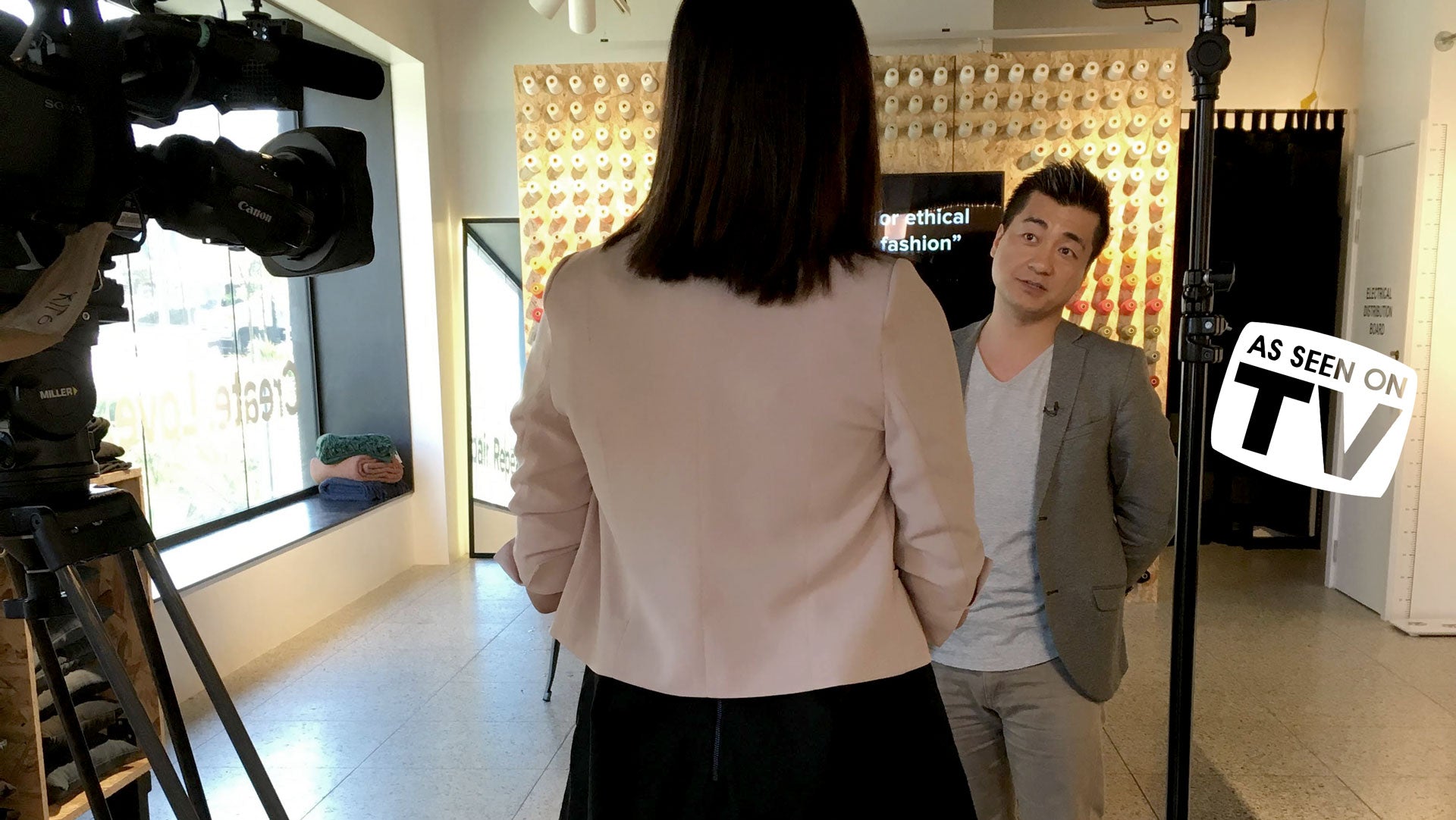 Magic Fit meets "magic cotton" on SBS World News.
