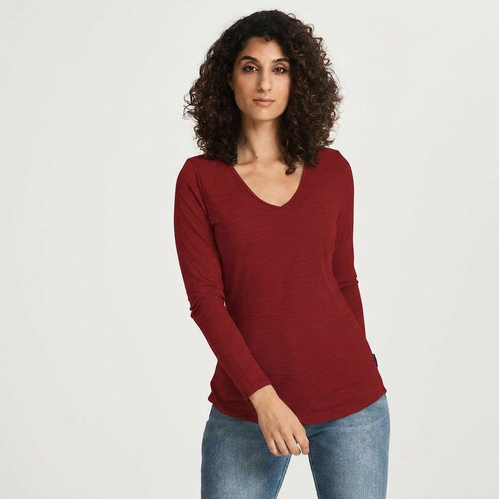Merino LS V-Neck Tee