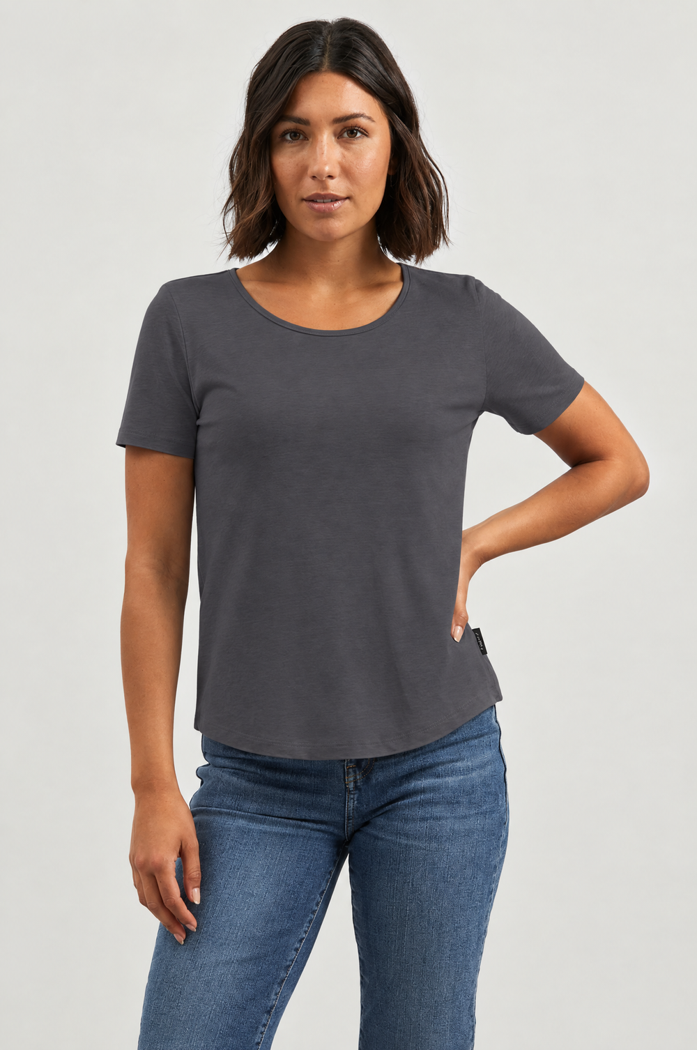 Women's Hemp Relaxed Crew Tee