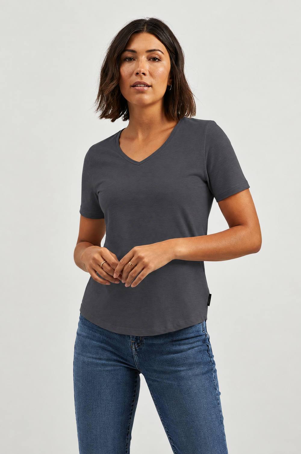 Women's Hemp V-Neck Tee