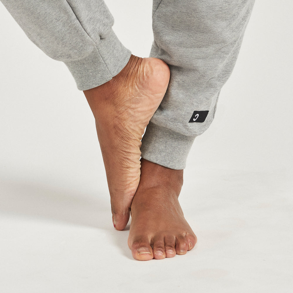 The Sweatpants in Organic Cotton Terry 290GSM, Grey Marl