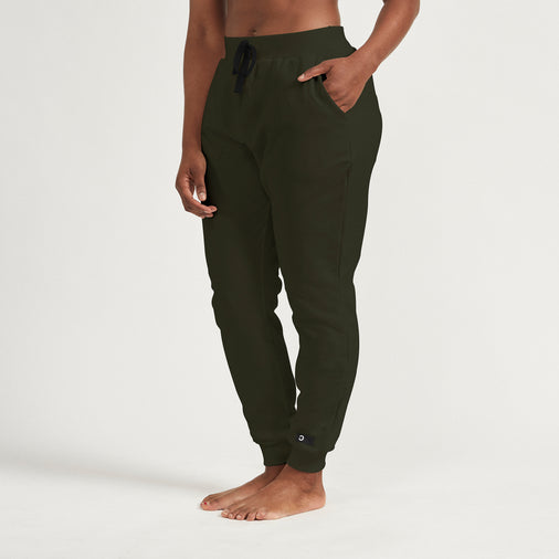 The Sweatpants in Organic Cotton Terry 290GSM, Dark Olive