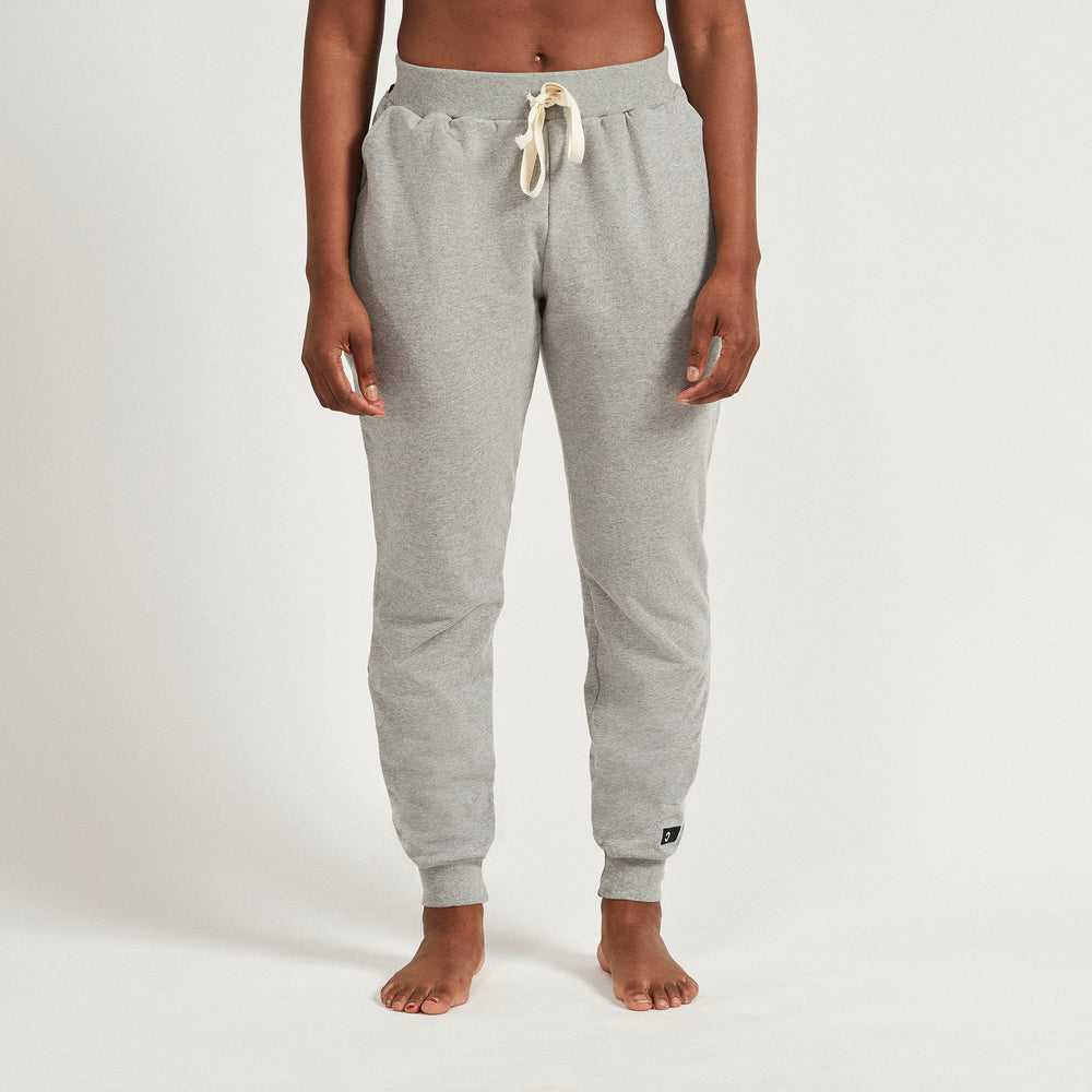The Sweatpants in Organic Cotton Terry 290GSM, Grey Marl