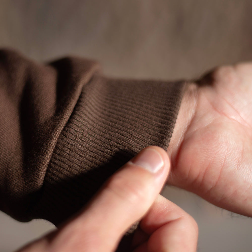 The Men's Limited Edition, Good Earth Cotton Sweatshirt in 100% Good Earth Cotton 400GSM Terry, Ironbark