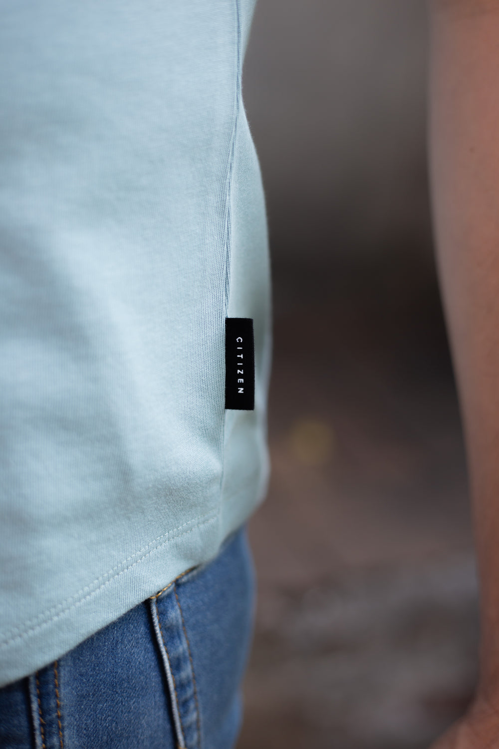 The Men's Limited Edition Cotton Short Crew Tee in 100% Aussie Super Cotton 200GSM, Bluegum