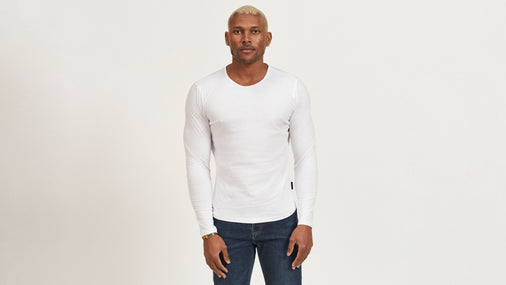 Cotton LS Crew Tee