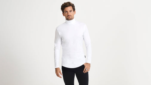 Cotton LS Turtleneck Tee