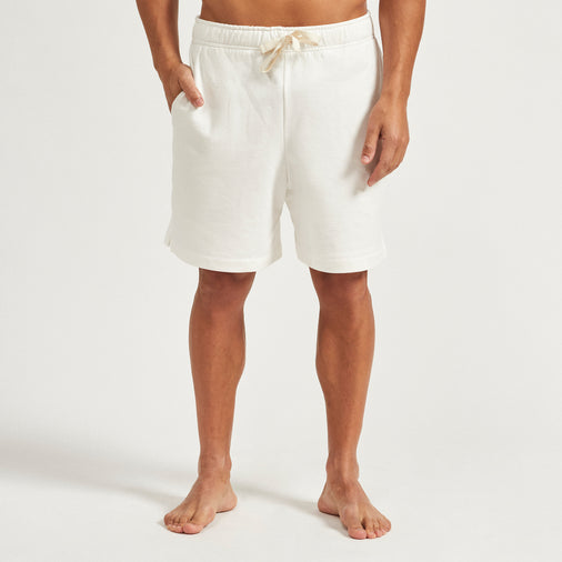 The Sweatshorts in Organic Cotton Terry 290GSM, Off White