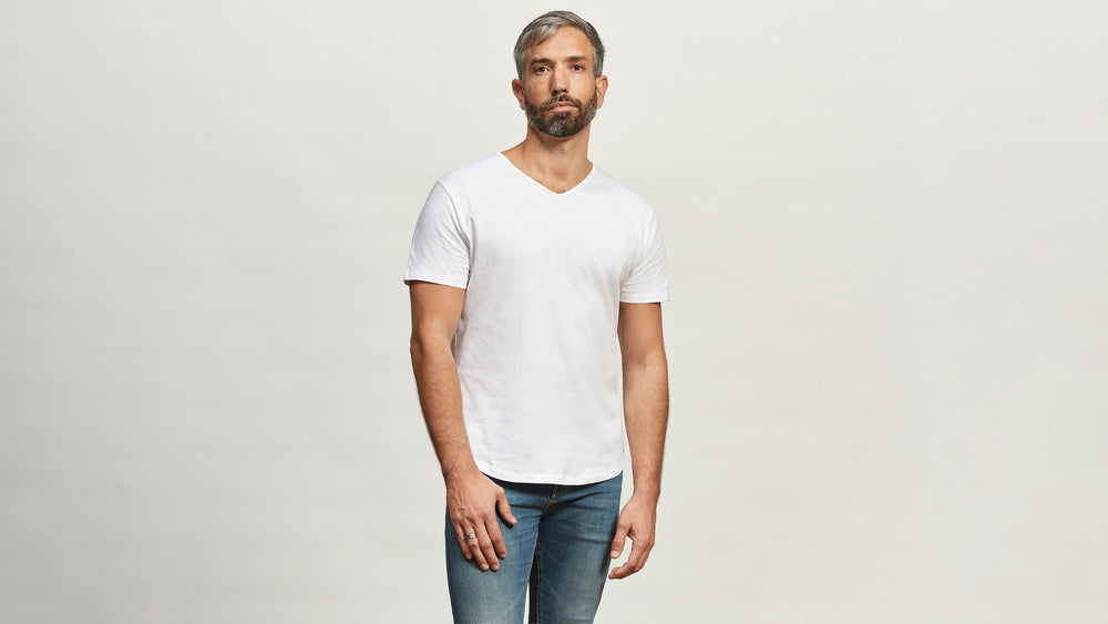 Men's Heavy Cotton Short V