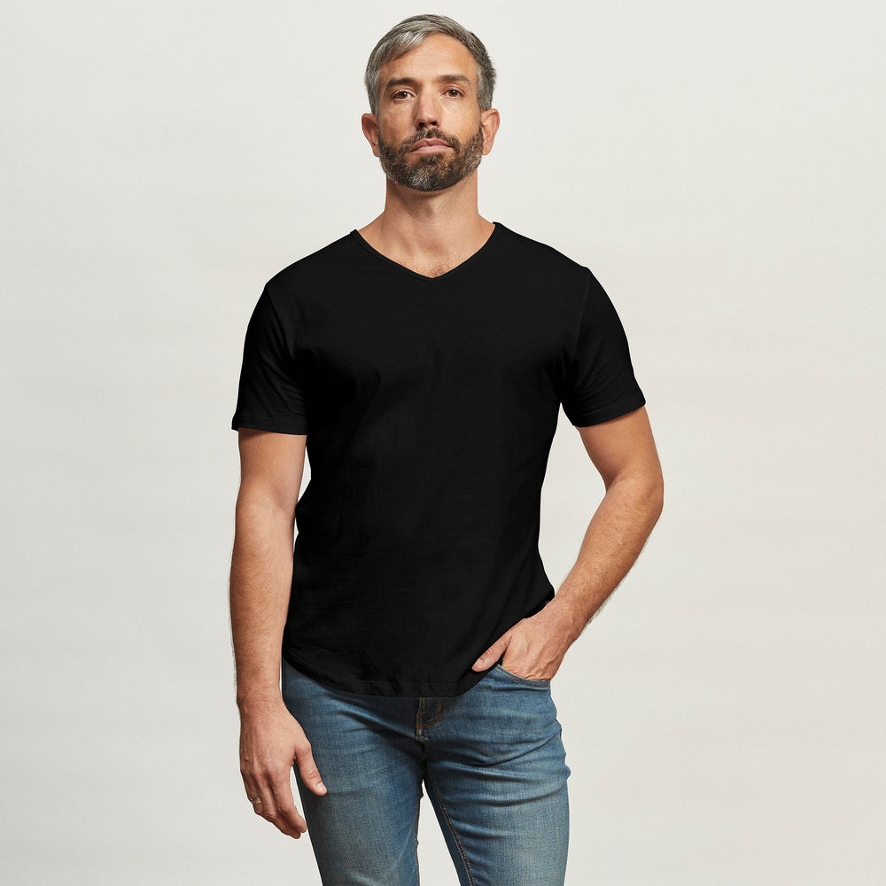 Cotton V-Neck Tee