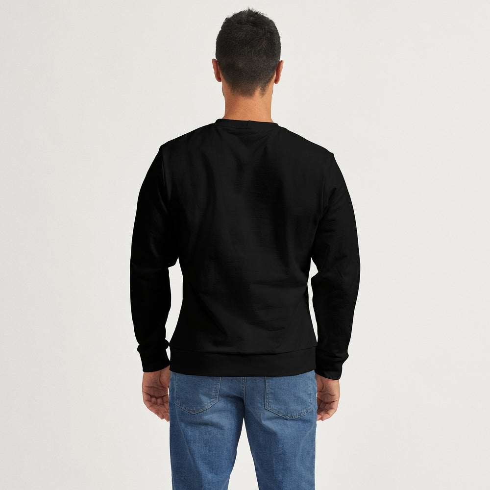 The Crew Sweatshirt in Organic Cotton Terry 290GSM, Black