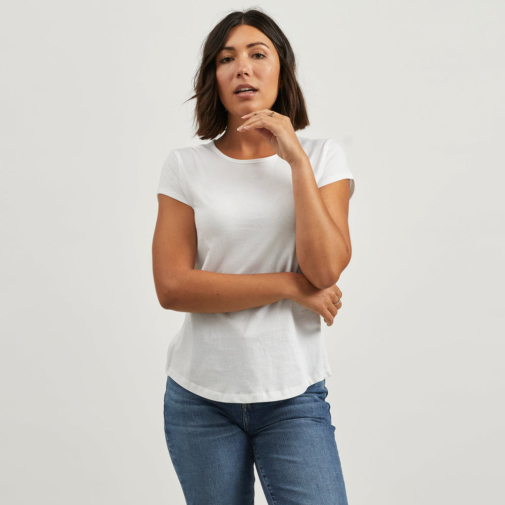 Cotton Cap Crew Tee