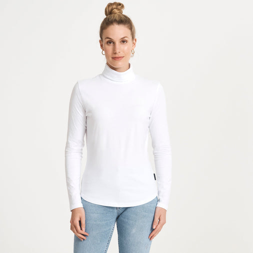 Cotton LS Turtleneck Tee