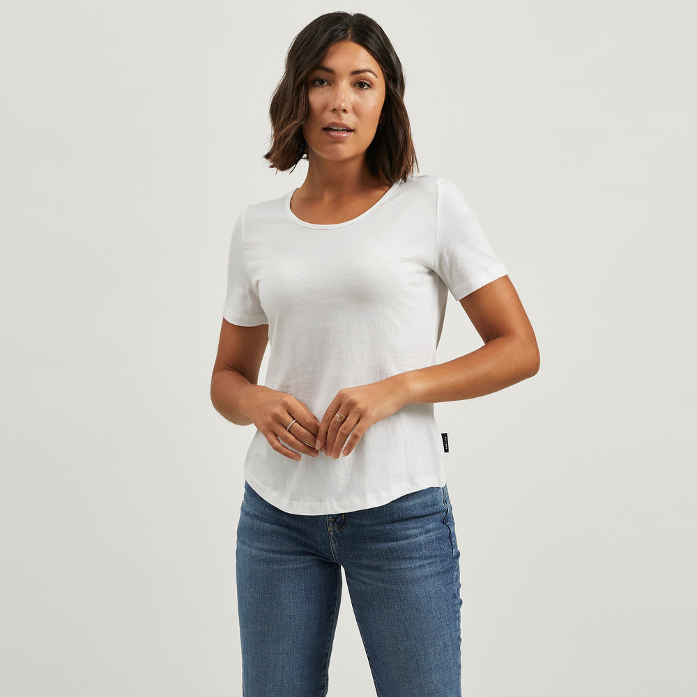 Cotton Relaxed Crew Tee