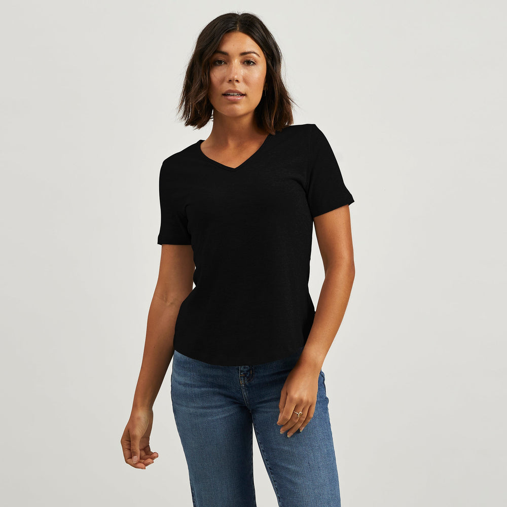 Women's Hemp V-Neck Tee