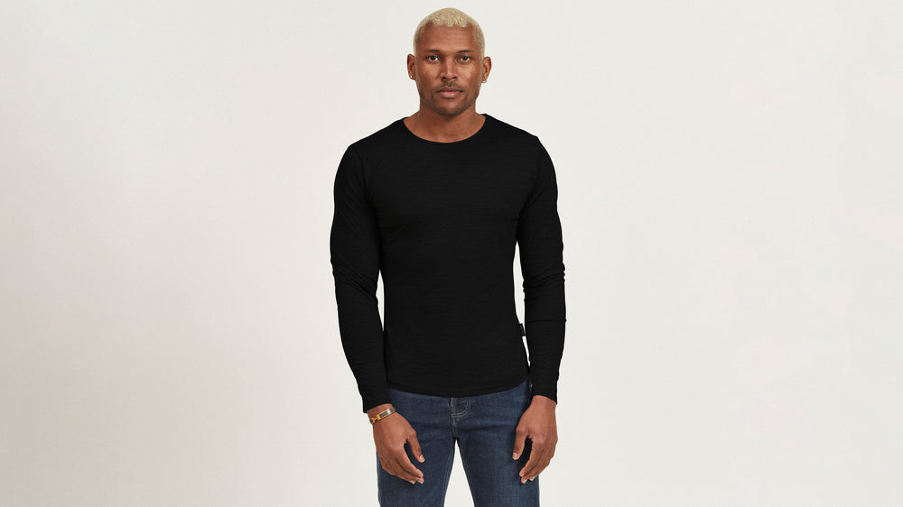 Merino LS Crew Tee