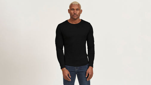 Merino LS Crew Tee