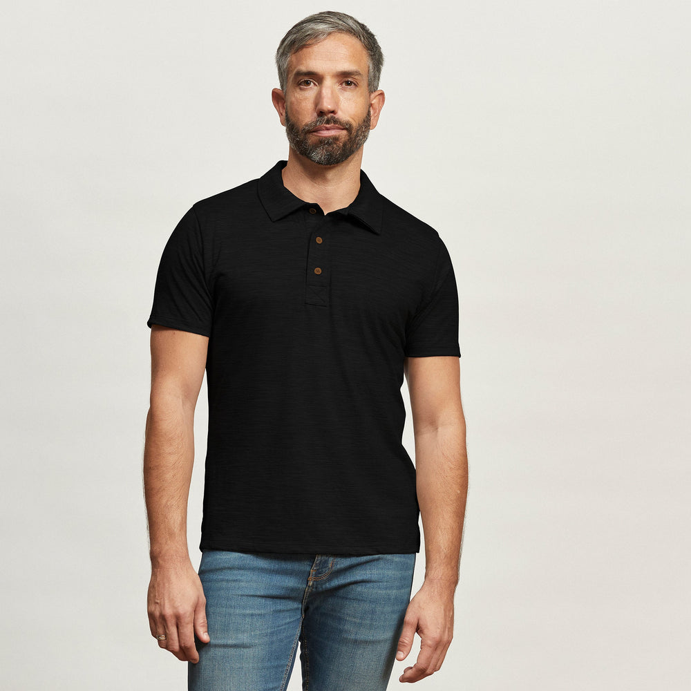 Men's Merino Collared Polo Tee