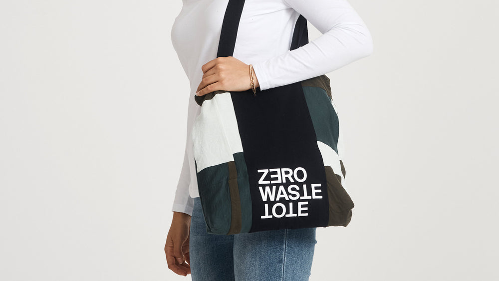 Zero Waste Tote in 'Mostly Green' by Citizen Wolf #colour_Mostly Green