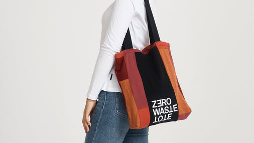 Zero Waste Tote in 'Mostly Red' by Citizen Wolf #colour_Mostly Red
